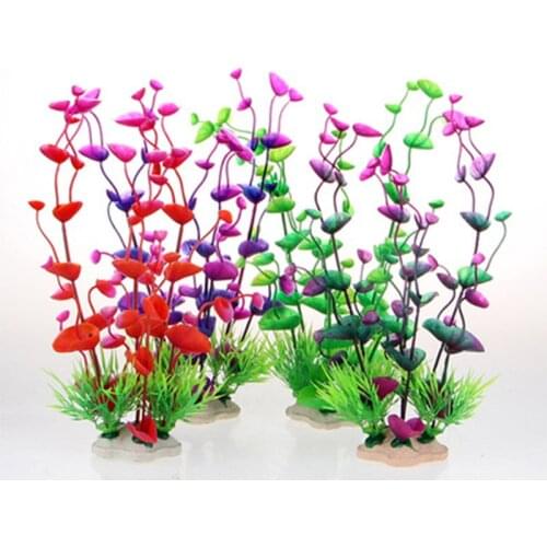 1PCS PVC Fish Tank Decoration Simulation Artificial Trumpet Environmental Aquarium Accessories Simulation Fake Aquatic Plants
