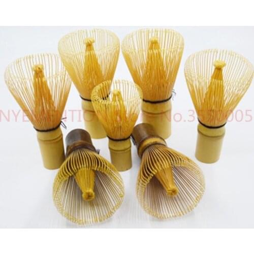 Arrival Matcha Green Tea Powder Whisk Matcha Bamboo Chasen Tea Coffee Green Tea Brush Grinder Brushes Bar kitchen tools 20pcs