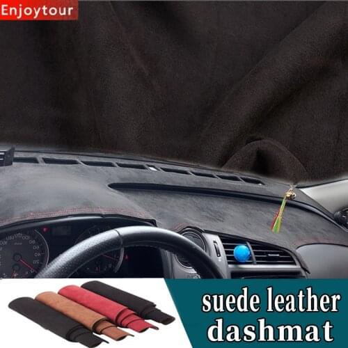For honda STREAM G2 RST TS ZS RN6 RN7 RN8 RN9 2006 - 2014 Suede Leather Dashmat Dashboard Cover Pad Dash Mat Carpet Car-styling