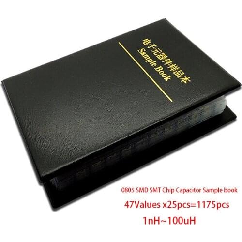 0805 SMD Multilayer Inductor Sample Book 1nH~100uH 47Values x25pcs=1175pcs Assorted Kit