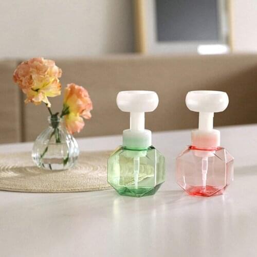 1 X 16.3*5.5CM. Separate Bottling Liquid Soap Dispenser Flower Foam Foaming Pump Empty Bottle Plastic Clear Bottle 100% Quality