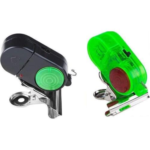 2 Pcs Fishing Alarm Fish Bite Alarm Clip On Fishing Rod Sensitive Fishing Electronic Fishing Tackle Tools Accessories