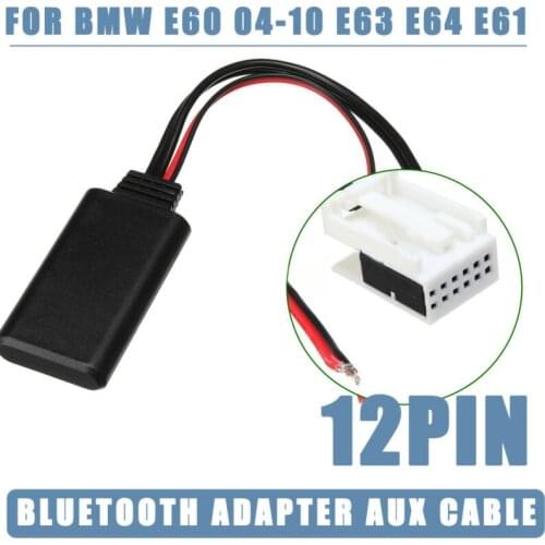 Adapter For BMW E60 04-10 E63 E64 E61 Bluetooth Module Radio AUX Cable