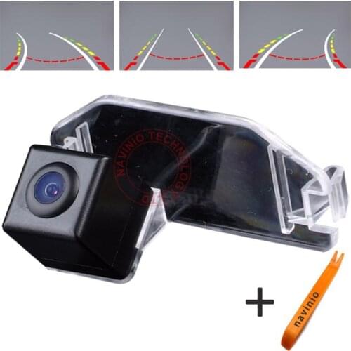 CCD car track camera reversing trajectory for Toyota Camry 2012 reverse parking back up for GPS DVBT radio waterproof fully NTSC