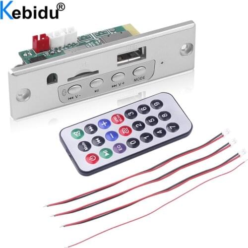 12V 50W Car Wireless Bluetooth MP3 WMA Decoder Board Audio USB TF FM Radio Module Support 2*25W Amplifier with Remote Control