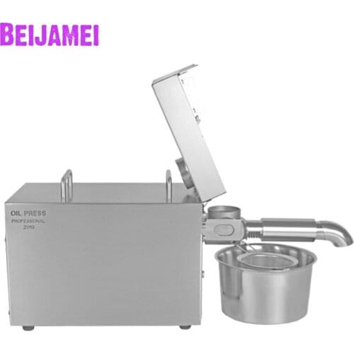 BEIJAMEI Automatic Commercial Oil Press Machine Multi-Function Sesame Health Oil Presser Peanut Oil Cold Pressing Machine