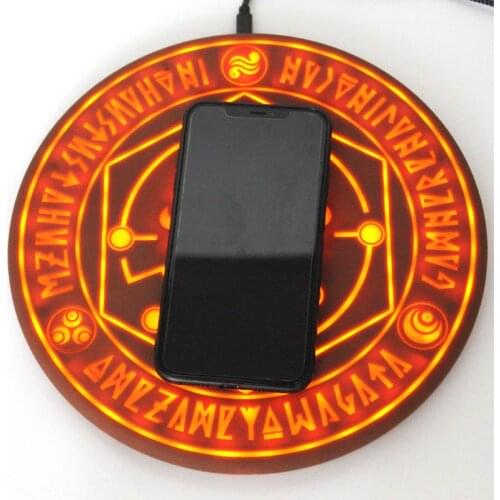 Fast Wireless Charger Magic Array Charger Qi Wireless Charging Pad Magic Circle Charge For iPhone X 8 Plus Samsung S8 S9