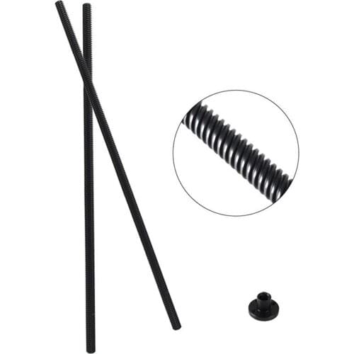 Black 520mm T8 PTFE Lead Screw Rod 8mm for X1 3D Printer Supplies