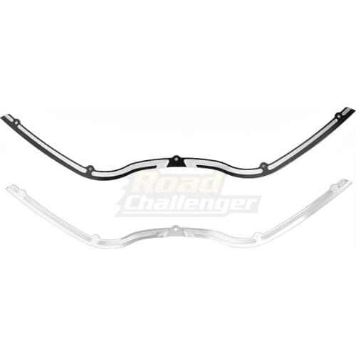 For Harley Road Glide FLTR FLTRX 1998-2013 Motorcycle Accessories 12" Windshield Windscreen Trim CNC Black Chrome