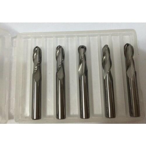 5pcs/lot 4*15mm two flutes engraving end milling tools, ball end mills,cutting tool bits