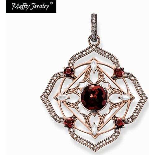 ROOT CHAKRA Pendant,2019 Europe Good Rose Gold Color Jewelry For Girl Women, Trendy Gift In 925 Sterling Silver Fit Necklace