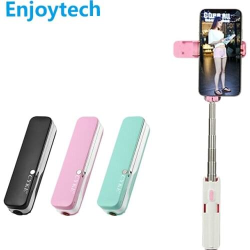 Mini Bluetooth Selfie Stick Portable Foldable Selfie Stick Monopod for iPhone 7 8 X Xiaomi Samsung Huawei Android Smartphones