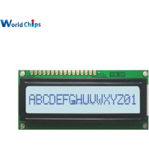 White LED Backlight 1601 16X1 Character Digital LCD Display Module LCM STN SPLC780D KS0066 5V Single Row Interface Board