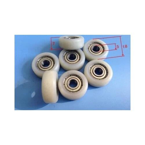 Nylon Plastic bearings inside 605ZZ wear-resistant Reinforced nylon size 5 * 18 * 7mm
