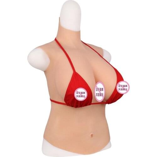 New Solid Half Body Silicone Breast Breast Fake Breast CD Crossdresser Fake Mother Fake Breast