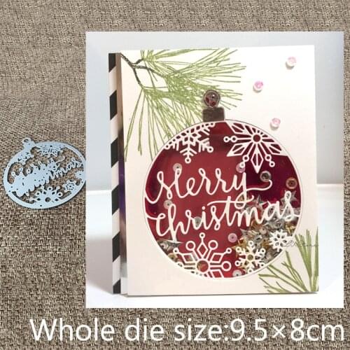 New Design Craft Metal stencil mold Cutting Dies ball bell decoration scrapbook die cuts Album Paper Card Craft Embossing