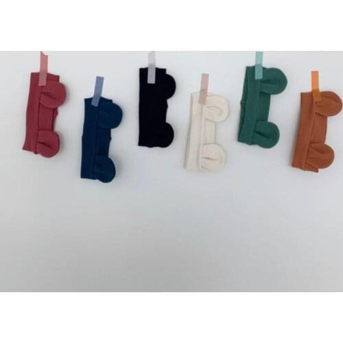 Baby Boys Girls Cute Bear Ears Headband Newborn Boy Girl Styling Headwear Infant Cotton Solid Headband