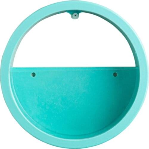 Succulent Planter Hydroponic Flower Pot Bowl Holder Round Creative PVC Hanging Durable Decorative Fish Tank