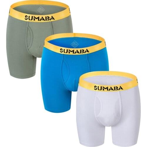 Mens Shorts Boxer Underwear Man Panties Lingerie Set Breathable Bamboo Sexy NEW Solid Color Men Boxershorts Briefs Best Sale