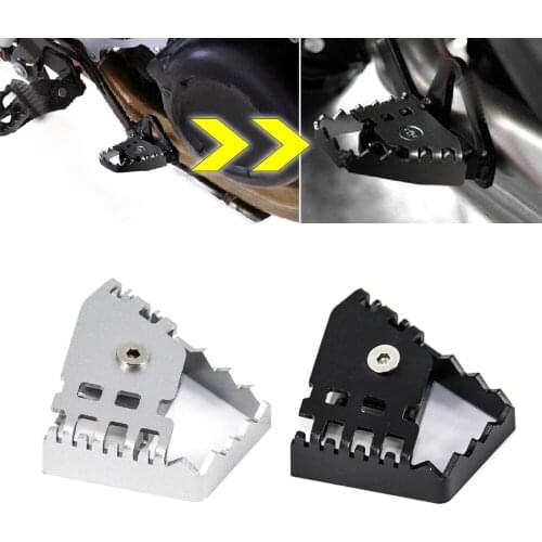 Foot Brake Lever Pedal Enlarge Extension Rear Brake Peg Pad Extender For BMW F650GS F750GS F800GS R1200GS LC R1250GS F850GS