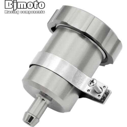 BJMOTO Universal Aluminum Rear Brake Clutch Tank Motorcycle Fluid Reservoir Oil Cup For BMW S1000RR S1000R F800GS F800R K1200S