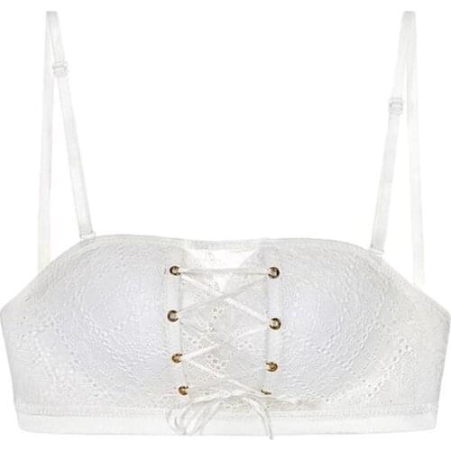 2020 Bras New Strapless Stealth Bra Wire Free Bra Bandage For Women Brassiere Tira Underwear Strapless Bandeau Bra