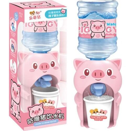 1Pc Kids Mini Cartoon Drink Water Dispenser Toy Kitchen Play House Toys for Children Game Toys