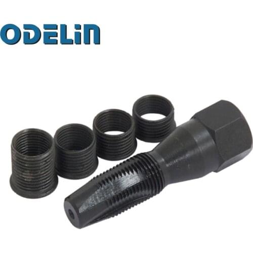 14mm Spark Plug Re-thread rethread rethreader repair Tap tool Reamer Inserts Kit