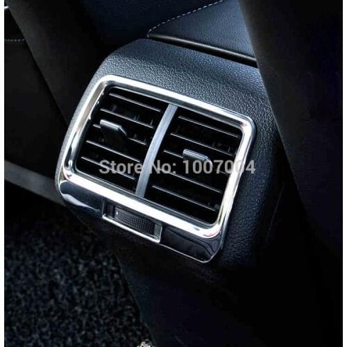 3 pcs Stainless Steel Car Air-conditioning outlet decoration sticker car styling For Volkswagen VW 2014 Golf 7 Mk7 accessories