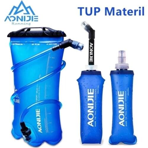 AONIJIE Hydration Pack Soft Flask Folding Collapsible Water Bottle 250ml 500ml TPU Free For Running Waist Bag Vest SD09 SD10