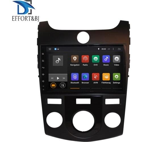 Android 9.0 Car GPS Multimedia Player For KIA CERATO/FORTE Manual Air-Conditioner version 2008-2012 Radio Stereo GPS Navigation