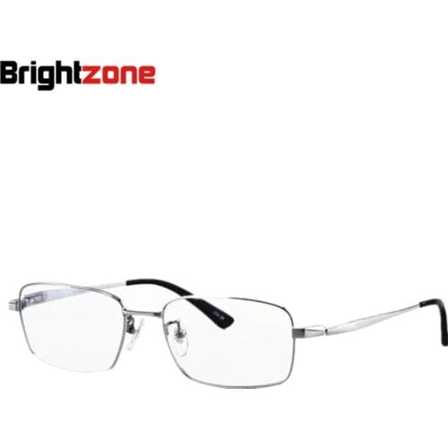BRIGHTZONE brand high end pure titanium full eyeglasses designer spectacles frame eyewear prescription optical frame glasses