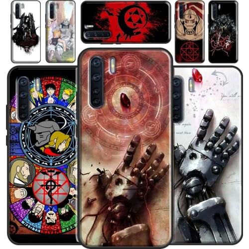 Fullmetal Alchemist Case For OPPO Reno2 Z Find X3 Pro A3S A5S A15 A52 A72 A83 A91 A93 A5 A9 A31 A53 2020 Cover