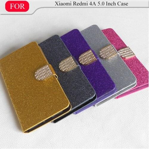 Phone Case For Xiaomi Redmi 4A Case For Xiomi Hongmi 4A Cover Luxury Flip PU Leather Cover For Xiaomi Redmi 4A 4 A Case 5.0 Inch