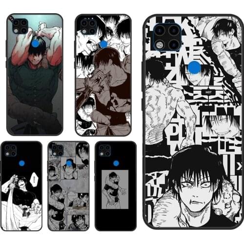 Toji Fushiguro Jujutsu Kaisen Anime Case For Xiaomi Redmi Note 10 Pro Case For Redmi Note 9 Pro 7 8 8T 9S 9A 9C 9T Back Cover