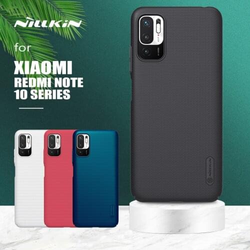 For Xiaomi Redmi Note 10 5G Case Nillkin Super Frosted Shield Ultra-Thin Hard PC Back Cover for Redmi Note 10S 10 Pro Max Case