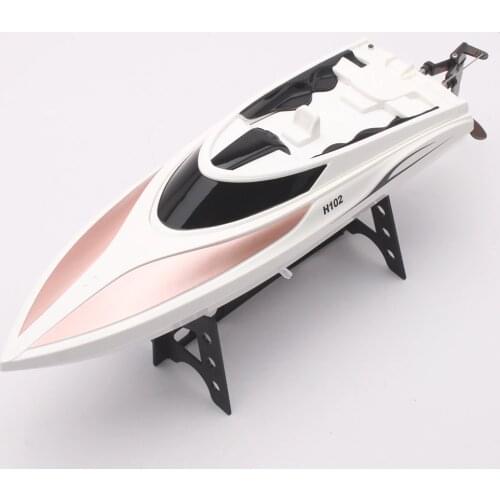 H100 2.4G 4CH 26km/h 180 Degree Electric Remote Conctol RC Racing Boat High Speed Rc Boat Speedboat Flipping Kids Outdoor Toys