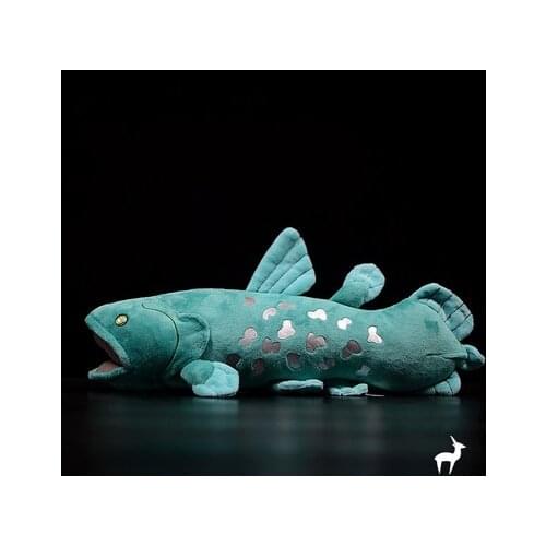 Kawaii Coelacanth Collection Fish Lifelike Stuffed Sea Animals Plush Dolls For Home Pillow Kid Birthday Gift