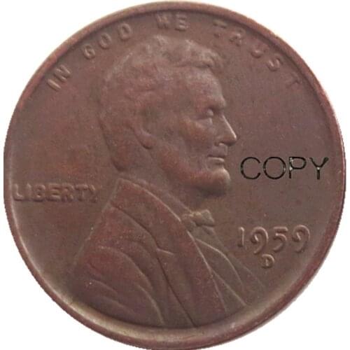 US One Cent 1959P/D/S Copy Coins