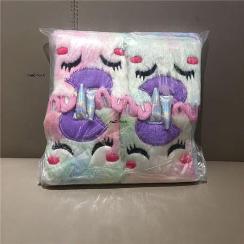 10CM girls' plush purse , horse Plush keychain purse wallet , gift plush toy bag