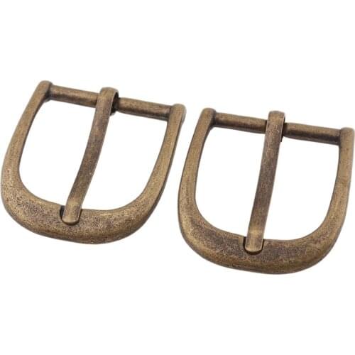 25mm（1inch）Square metal shoes bag Belt Buckles with pin decoration DIY Accessory Sewing Antique bronze