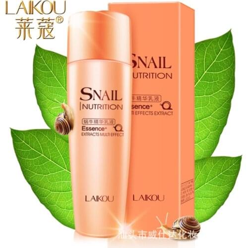 LAIKOU 130ml Snail Essence Collagen Facial Lotion Eliminate Wrinkles Remove Acne Scar Whitening Anti-Aging Facial Treatment