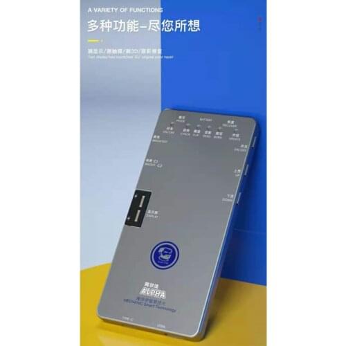 Mechanic Alpha All in One LCD Screen Tester Programmer Light Sensor 3D Touch For iPhone12 11Pro MAX XS XR X Huawei P10 P20 P30