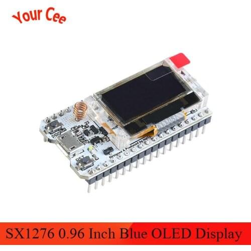 868MHz/915MHz LoRa ESP32 Oled Wifi SX1276 Module IOT Electronic diy kit pcb Display Development Board Module For Arduino
