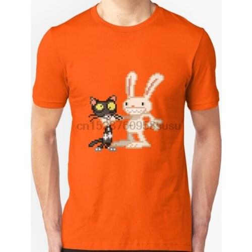 Men tshirt Short sleeve Sam Max #03 Unisex T Shirt One neck Women t-shirt
