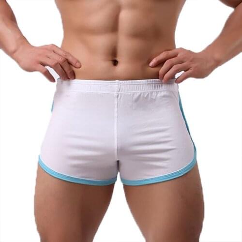 Mens Boxer Shorts Seamless Underwear Sports Gym Fitness Trunks Masculino Cueca Cotton Boxershorts Gay Panties Shorts Tanga 2XL