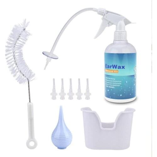 Earwash Set Ear Wax Cleaner Ear Flush Kit Ear Wax Removal Tool Adult Child Ear Cleaning Care Tool