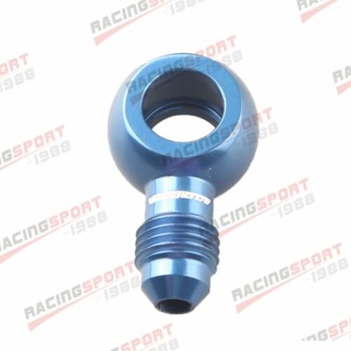 New Aluminum Banjo Adaptor Bolt AN4 AN-4 4AN To 10.5mm Brake Fitting Blue