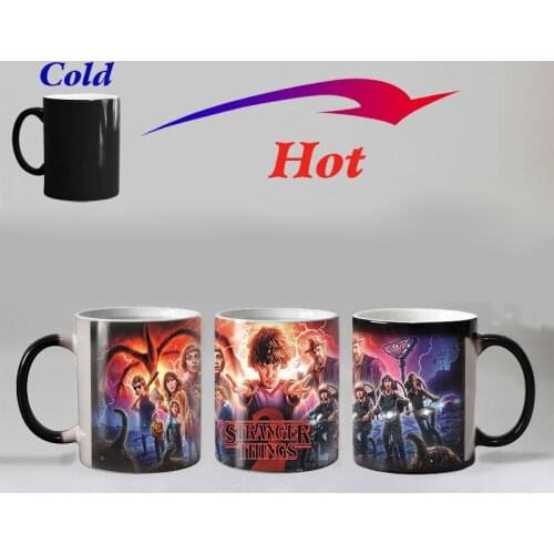 New Design Monster Character Design Change-Changing Cup Magic Thermal Coffee Cup Surprise Gift