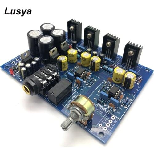NE5532 Headphone Amplifier Board BD139 BD140 32-600 ohm Speaker AC 12V-0-12V AC15V-0-AC15V T0288